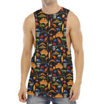 Australia Symbols Pattern Print Men's Muscle Tank Top