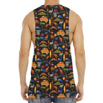 Australia Symbols Pattern Print Men's Muscle Tank Top