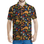 Australia Symbols Pattern Print Men's Polo Shirt