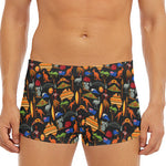 Australia Symbols Pattern Print Men's Short Boxer Briefs