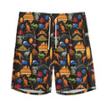 Australia Symbols Pattern Print Men's Athletic Shorts