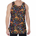 Australia Symbols Pattern Print Men's Velvet Tank Top