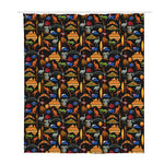 Australia Symbols Pattern Print Polyester Shower Curtain