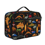 Australia Symbols Pattern Print Portable Lunch Bag