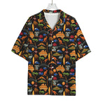 Australia Symbols Pattern Print Rayon Hawaiian Shirt