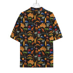 Australia Symbols Pattern Print Rayon Hawaiian Shirt