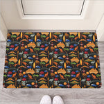 Australia Symbols Pattern Print Rubber Doormat
