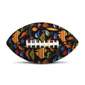 Australia Symbols Pattern Print Rugby Ball
