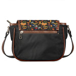Australia Symbols Pattern Print Saddle Bag