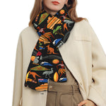 Australia Symbols Pattern Print Scarf