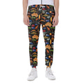 Australia Symbols Pattern Print Joggers