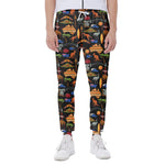 Australia Symbols Pattern Print Scuba Joggers