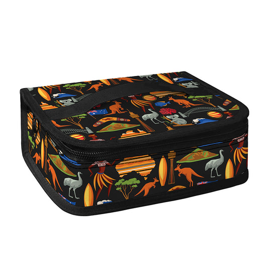 Australia Symbols Pattern Print Small Lunch Bag