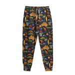 Australia Symbols Pattern Print Sweatpants