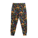Australia Symbols Pattern Print Sweatpants