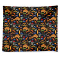 Australia Symbols Pattern Print Tapestry