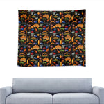Australia Symbols Pattern Print Tapestry