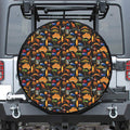 Australia Symbols Pattern Print Tire Cover