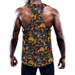 Australia Symbols Pattern Print Training Tank Top