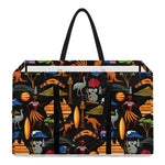 Australia Symbols Pattern Print Utility Tote Bag