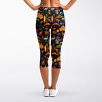 Australia Symbols Pattern Print Women's Capri Leggings