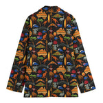 Australia Symbols Pattern Print Women's Cotton Blazer