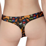 Australia Symbols Pattern Print Women's Thong