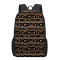 Australian Aboriginal Art Pattern Print 17 Inch Backpack