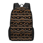 Australian Aboriginal Art Pattern Print 17 Inch Backpack