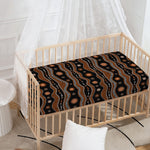 Australian Aboriginal Art Pattern Print Baby Crib Sheet