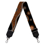 Australian Aboriginal Art Pattern Print Bag Strap