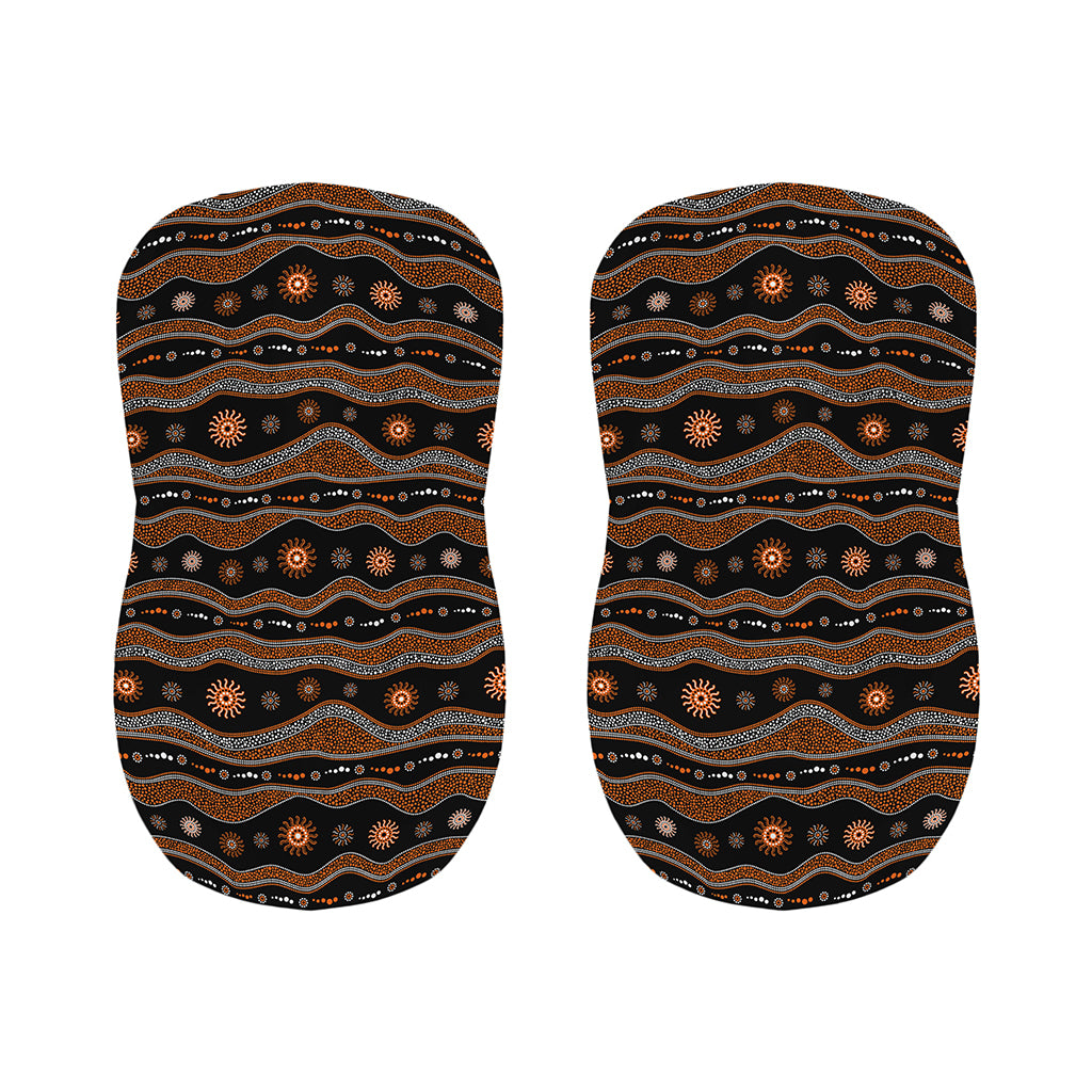Australian Aboriginal Art Pattern Print Bar Stool Covers