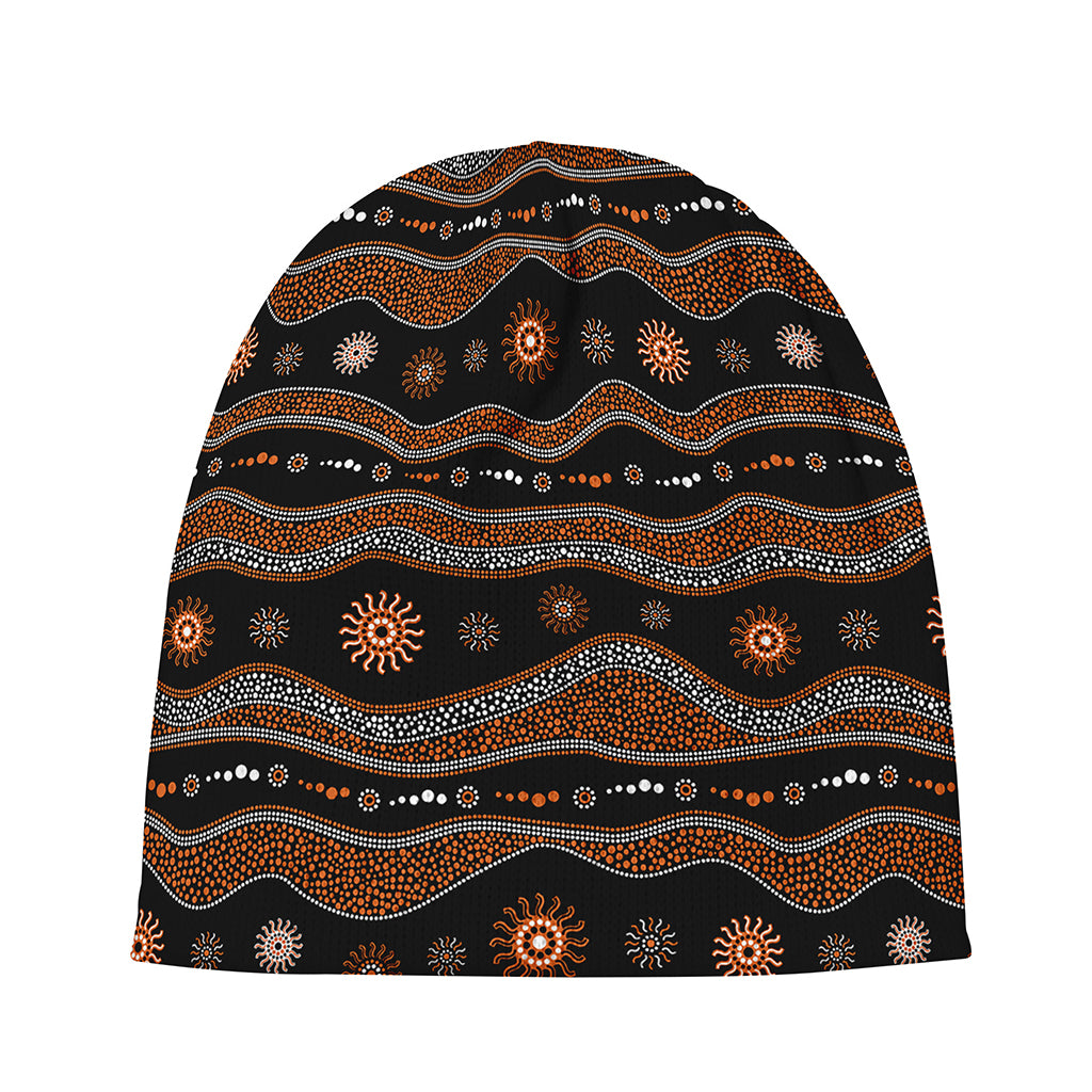 Australian Aboriginal Art Pattern Print Beanie