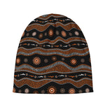 Australian Aboriginal Art Pattern Print Beanie