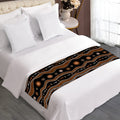 Australian Aboriginal Art Pattern Print Bed Runner