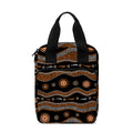 Australian Aboriginal Art Pattern Print Bible Tote Bag