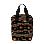 Australian Aboriginal Art Pattern Print Bible Tote Bag
