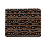 Australian Aboriginal Art Pattern Print Bifold Wallet