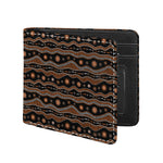 Australian Aboriginal Art Pattern Print Bifold Wallet