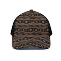 Australian Aboriginal Art Pattern Print Black Mesh Trucker Hat