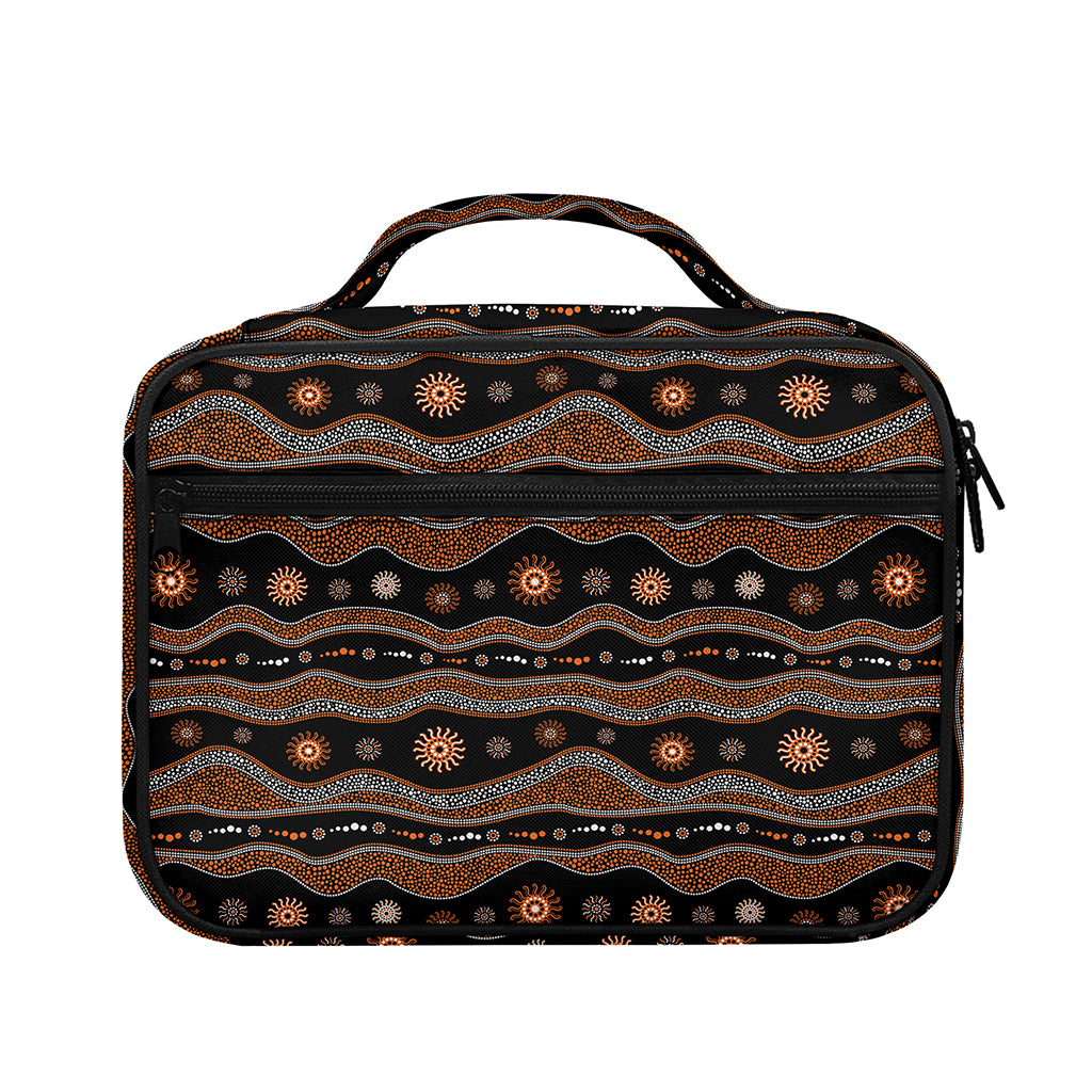 Australian Aboriginal Art Pattern Print Briefcase Bible Bag