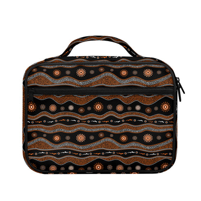 Australian Aboriginal Art Pattern Print Briefcase Bible Bag