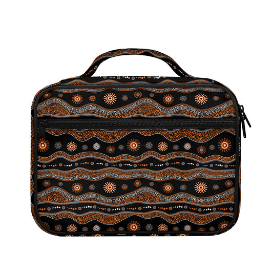 Australian Aboriginal Art Pattern Print Briefcase Bible Bag