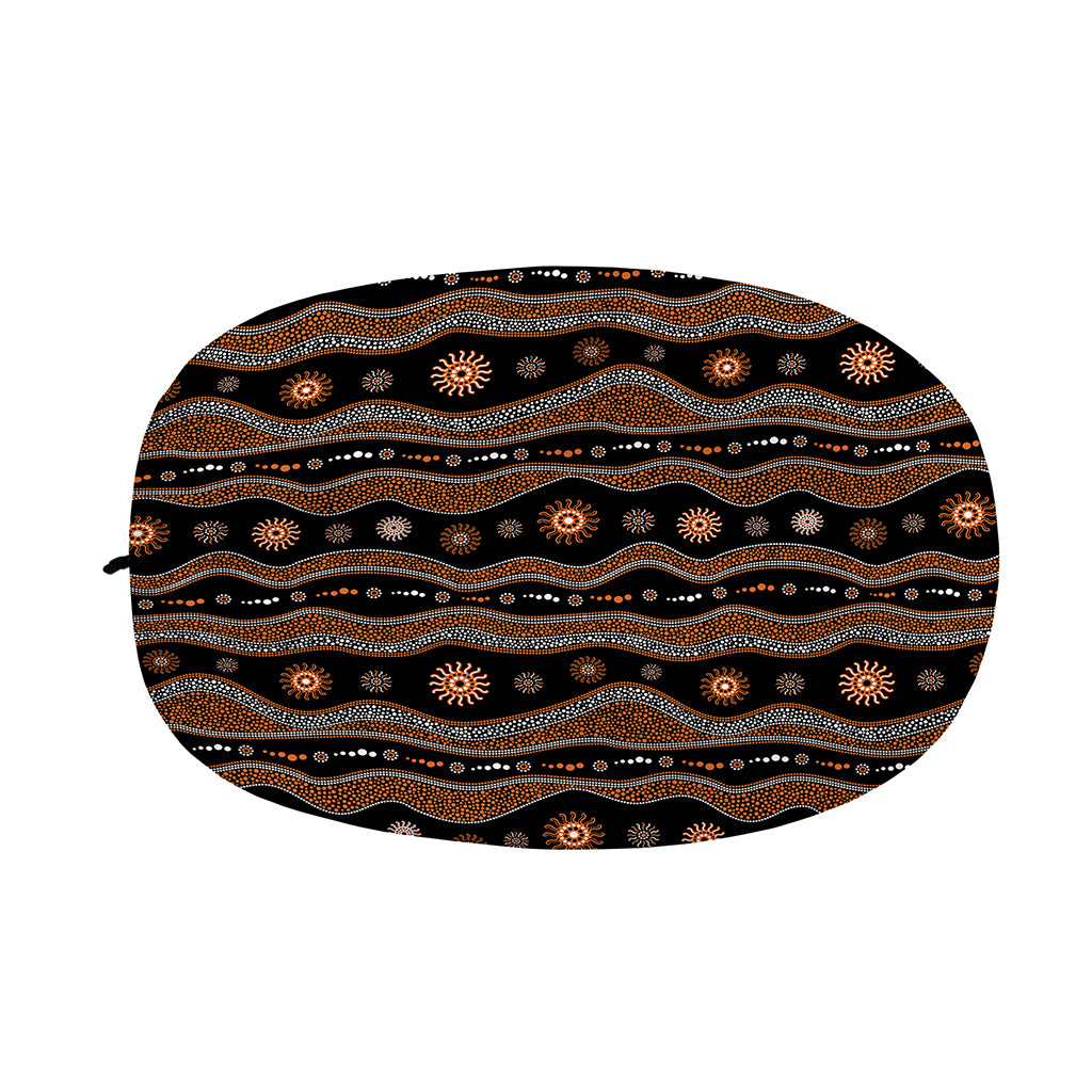 Australian Aboriginal Art Pattern Print Car Side Mirror Covers