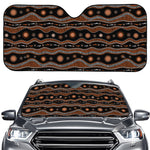 Australian Aboriginal Art Pattern Print Car Windshield Sun Shade