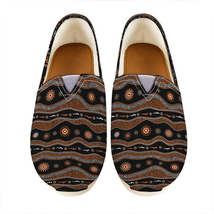 Australian Aboriginal Art Pattern Print Casual Shoes