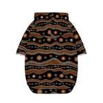 Australian Aboriginal Art Pattern Print Dog Zip Up Hoodie