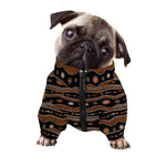 Australian Aboriginal Art Pattern Print Dog Zip Up Jacket