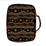 Australian Aboriginal Art Pattern Print Front Pocket Bible Bag