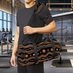 Australian Aboriginal Art Pattern Print Gym Bag
